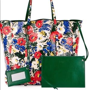 Authentic balenciaga floral tote brand new